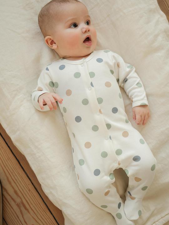 Actual product image Envie de Fraise Bio-Kollektion: Baby Strampler aus getupftem Jersey (74)