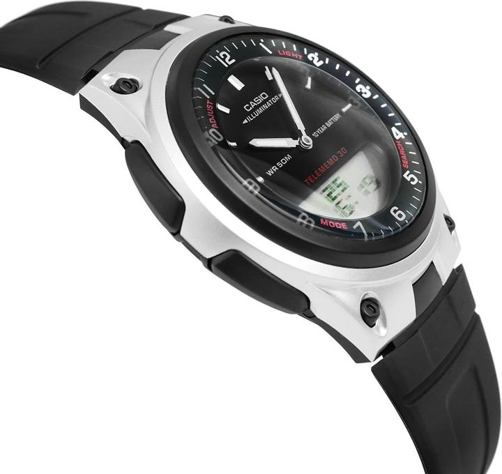 Actual product image Casio DUAL AW-80-1AVDF Men's watch + BOX