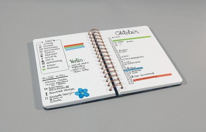 Actual product image Sigel Spiral Book Jolie (A5, Dotted, Hardcover)