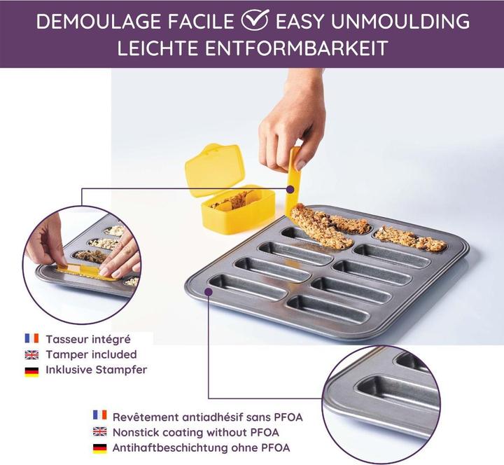 Produktbild Mastrad Müsliriegel-Backform Kit