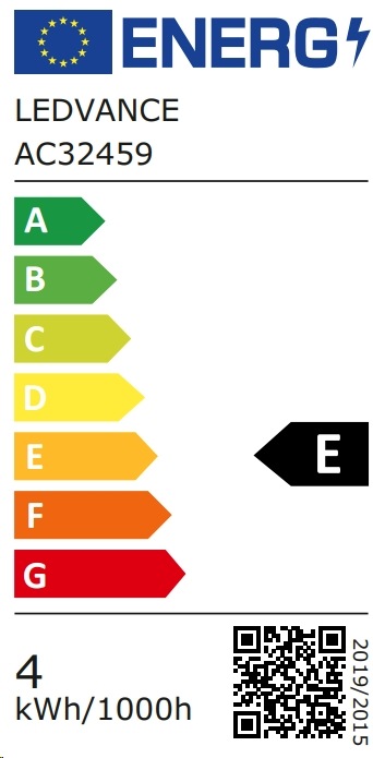 Energie-Label Osram LED-Tropfenlampe (E14, 4 W, 470 lm, 1 x, E)