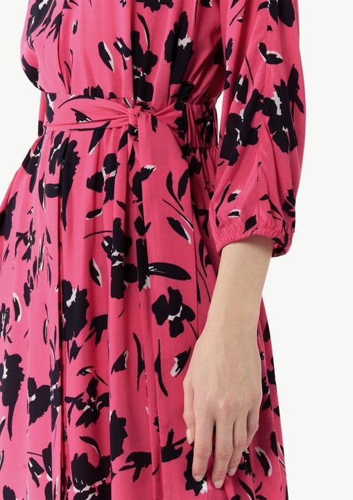 Produktbild Comma Kleid Midi-Kleid mit Hemdkragen (38)