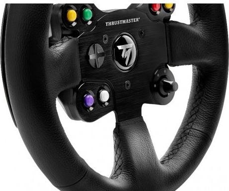 Immagine prodotto Thrustmaster TM Leather 28 GT Ruota Add-On in pelle (PC, PS3, PS4, Xbox One X, Xbox Series X, Xbox One S, Xbox Serie S)