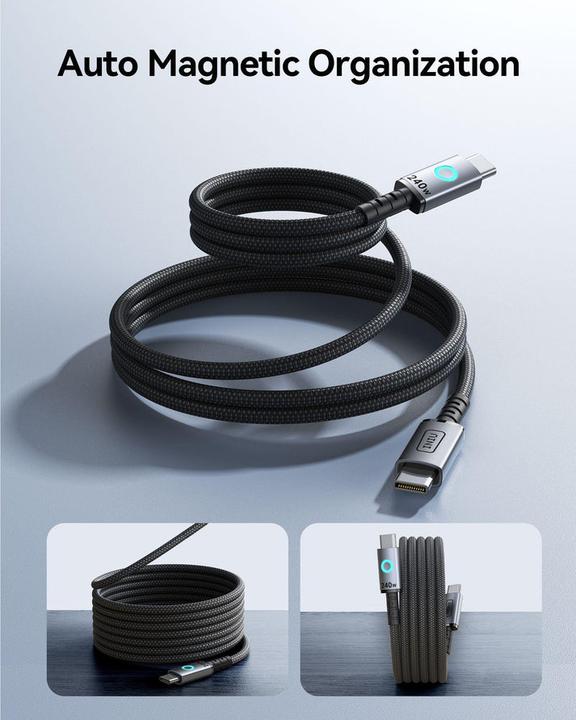 Image du produit INIU INIUCBLCCMAG240WLEOB USB-Kabel (1.20 m, USB 2.0)