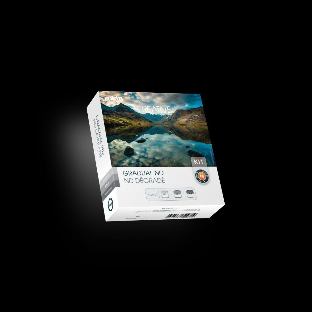 Thumbnail - Cokin H300-02 Gradual ND Kit inkl. 3 Filter (82 mm, ND- / Graufilter, 82 mm), Objektivfilter