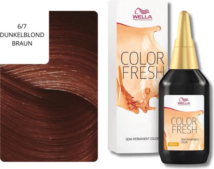 Actual product image Wella Color Fresh Acid (6/7 dark blond brown)