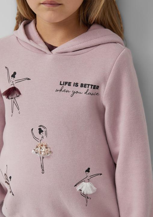 Produktbild s.Oliver Sweatshirt Kuscheliger Hoodie mit Artwork (98)