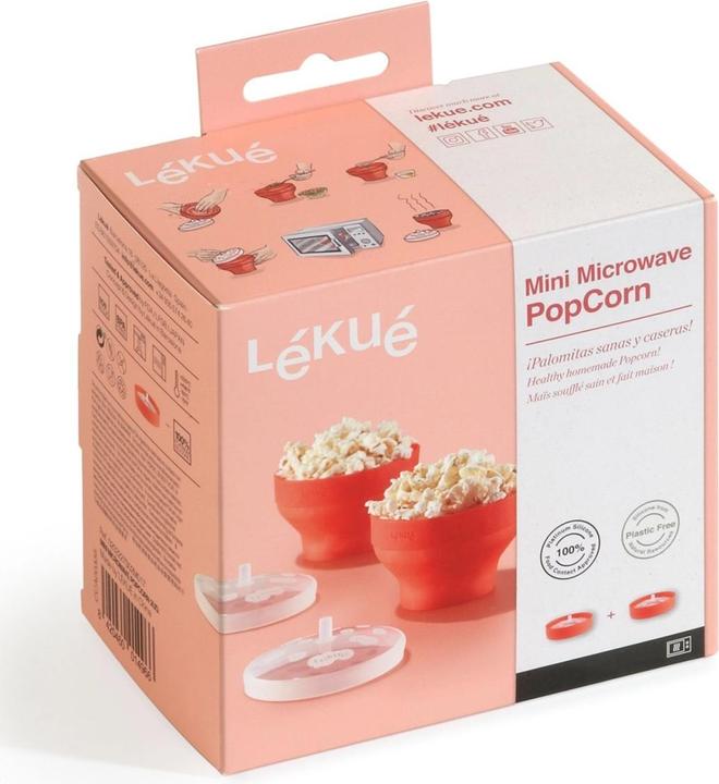 Produktbild Lékué Mini Microwave PopCorn 2er Set