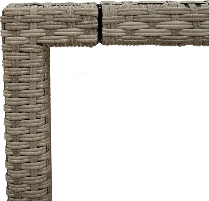 Image du produit vidaXL Gartentisch mit Glasplatte (90 cm)