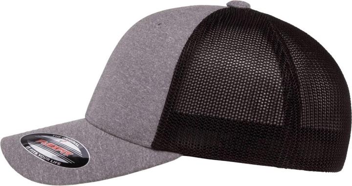 Produktbild Flexfit Melierte Mesh Trucker Kappe (One Size)