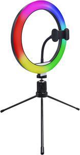 Actual product image Wp Ring light Powerton 10" Studio ring light, RGB LED, low light, adjustable light colour and inte (Ring light, Studio light)