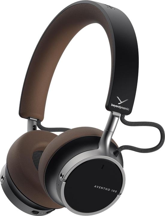 Produktbild Beyerdynamic True Wireless Ohrhörer Bluetooth On-Ear-Kopfhörer "AVENTHO 100", Braun (ANC, 60 h, Kabellos)