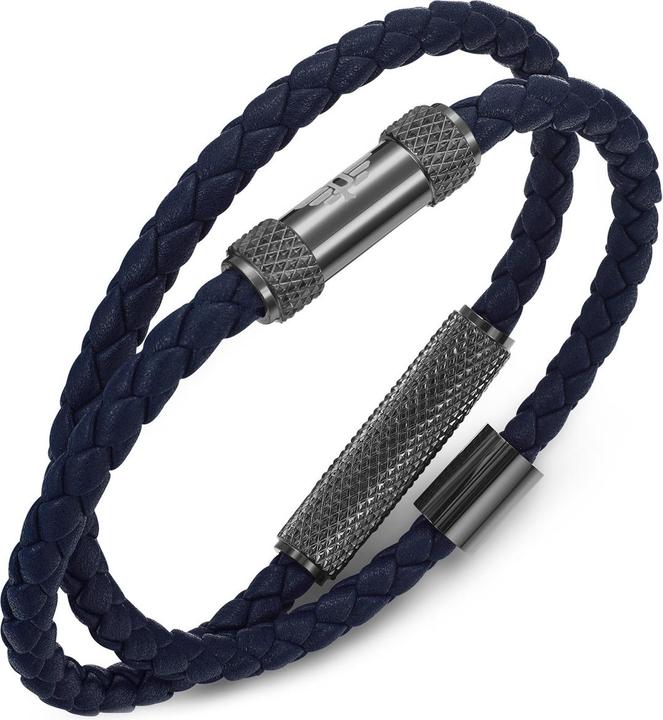 Immagine prodotto Police Bracciale Urban Texture (20 cm, Acciaio inossidabile, Cuoio)