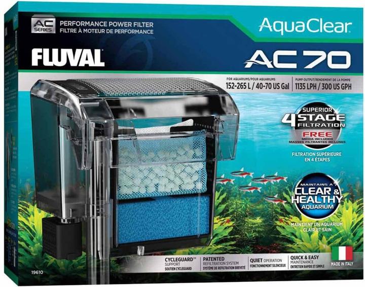 Image du produit AquaClear Fluval AC70 (265 l, Filtres externes, Eau douce)