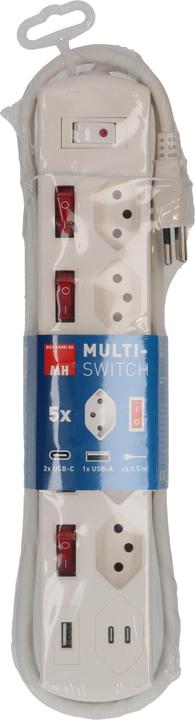 Produktbild Max Hauri Multi-Switch (5 x, Typ 13, 1.50 m)