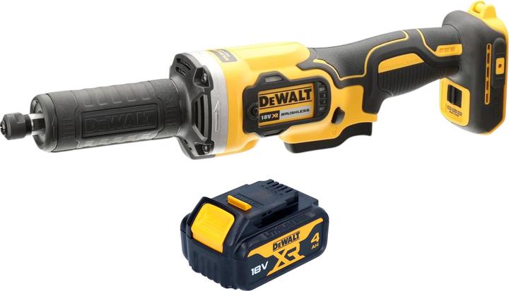 Produktbild DeWalt DCG 426 N Akku Geradschleifer 18 V Brushless + 1x Akku 4,0 Ah - ohne Ladegerät (Geradschleifer, 1000 W)