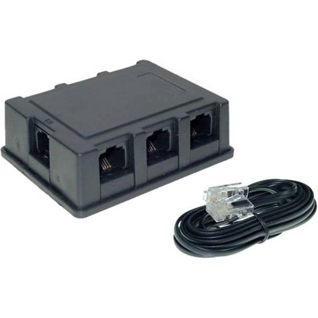Shiverpeaks BS71400-6SET Telefonsplitter RJ-45 F 6x RJ-45 F Schwarz, Telefon Zubehör