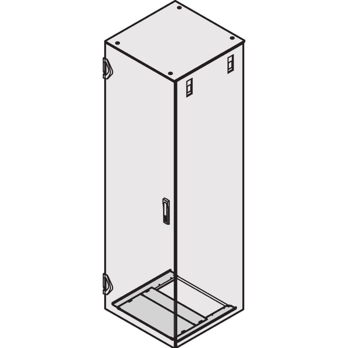 Schroff PIASTRA DI BASE 600B 1100T DISPOSITIVO MOBILE, Accessori per armadio rack, Grigio
