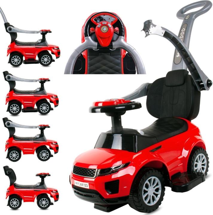 Actual product image 4in1 Rutsch- und Schiebeauto