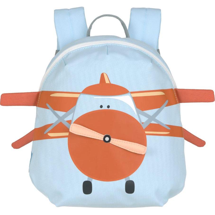 Lassig, Kindergartentasche, Kindergartenrucksack Tiny Flugzeug, Blau
