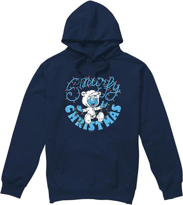 Produktbild The Smurfs Kapuzenpullover weihnachtliches Design (M)