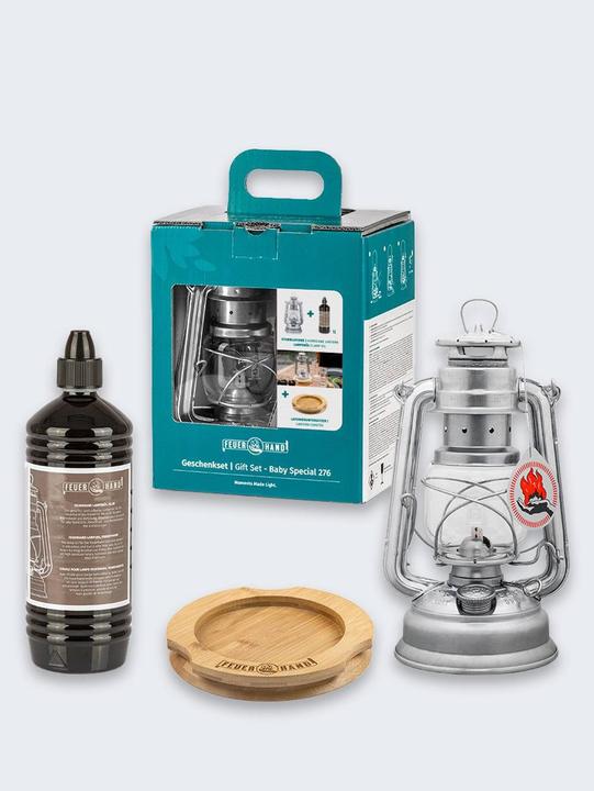Produktbild Feuerhand Set mit Sockel einer Petroleumlampe