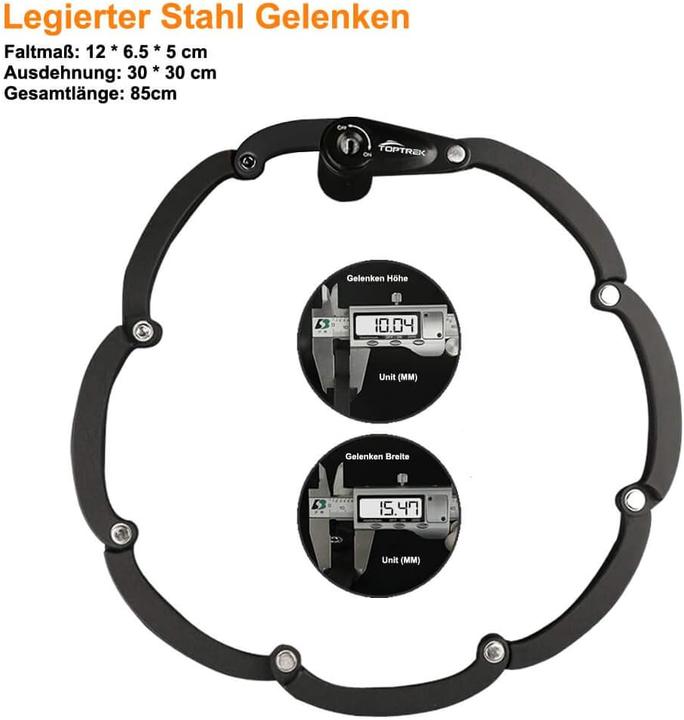 Image du produit Toptrek Faltschloss mit Halterung (85 cm)