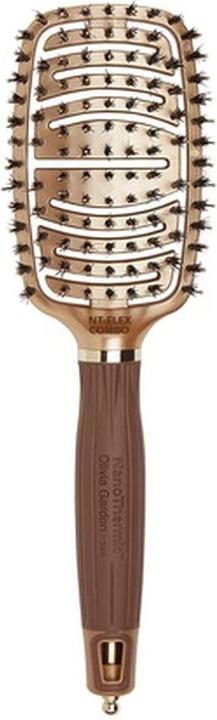 Actual product image Olivia Garden Nanothermic Ceramic Ion Flex Scalp-Hugging Vented Hair Brush