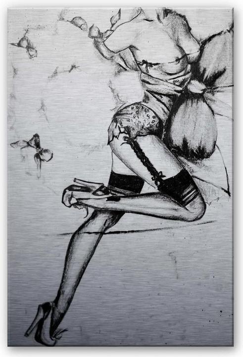 Image du produit Trenddeko Pin-up séduisante (75 x 120 cm)