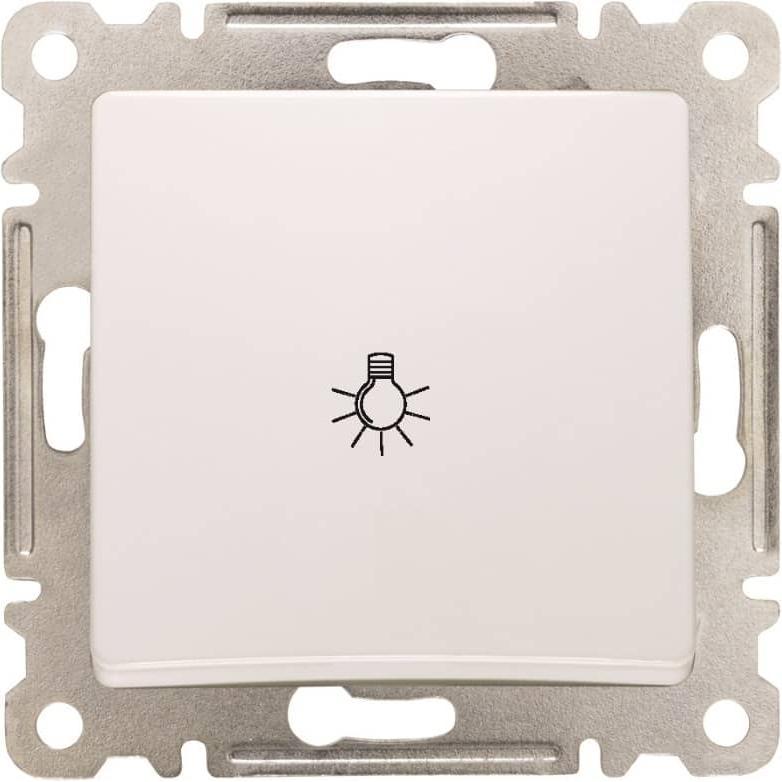 Makel Lilium Natural Modul Taster Licht weiss, Pulsante + Interruttore, Bianco