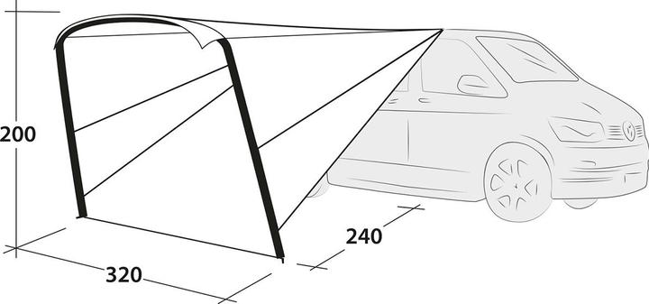 Actual product image Outwell Touring Canopy Air (Awning, 5.60 kg)