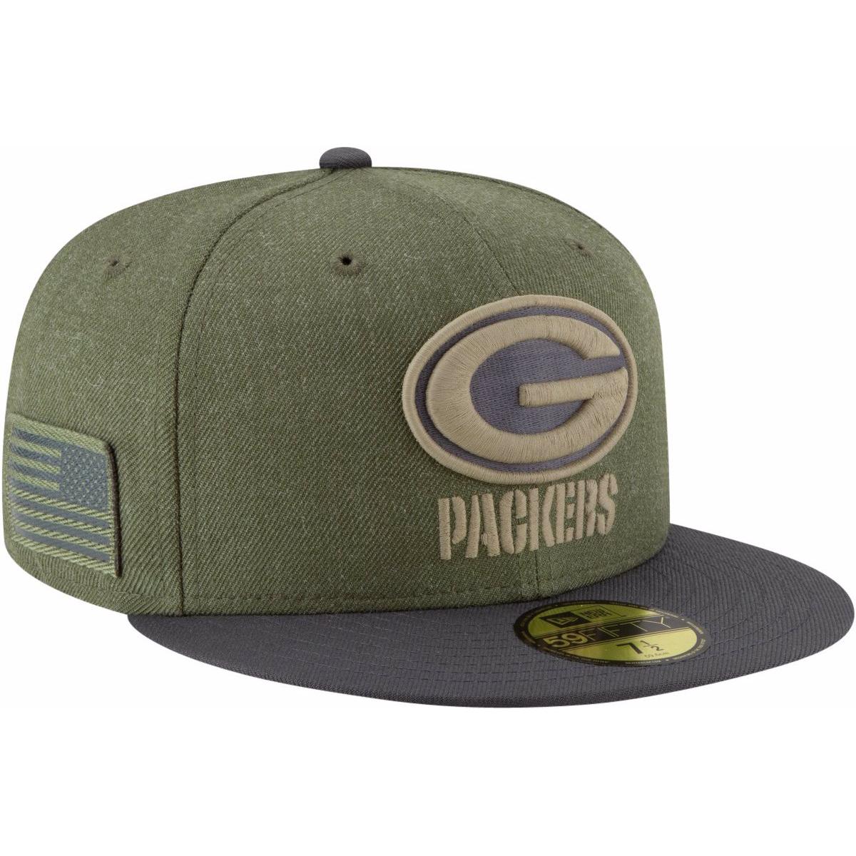 Thumbnail - New Era, Herren, Cap, 59Fifty NFL Salute To Service, Grün, (56)