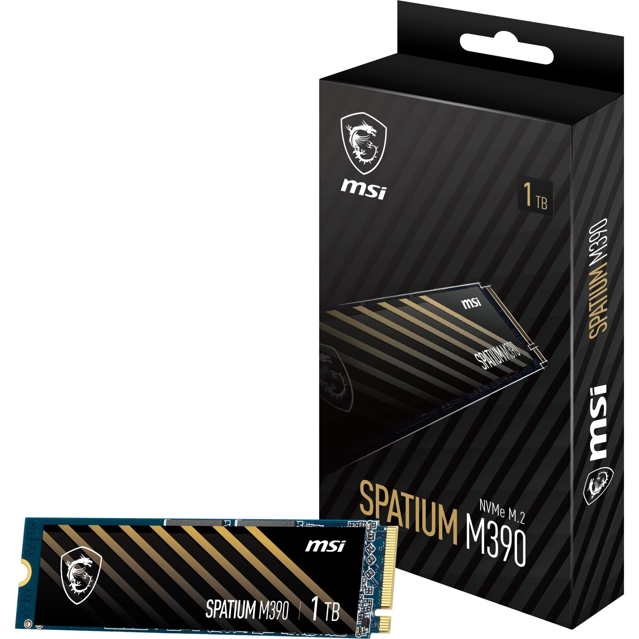 Thumbnail - MSI Spatium M390 (1000 GB, M.2 2280), SSD