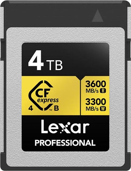 Actual product image Lexar Professional Gold 4.0 (4000 GB, CFexpress type B)