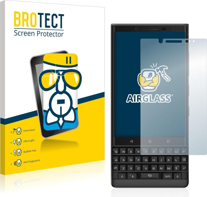 Produktbild BROTECT AirGlass Panzerglasfolie (1 Stück, Blackberry KEY2)