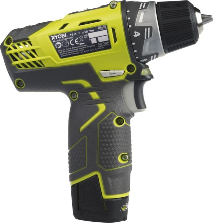 Actual product image Ryobi R12DD-L13S cordless drill driver (Rechargeable battery operated)