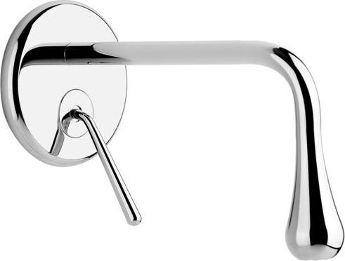 Actual product image Gessi Goccia finish-mounting set concealed washbasin mixer with spout for concealed body, without po