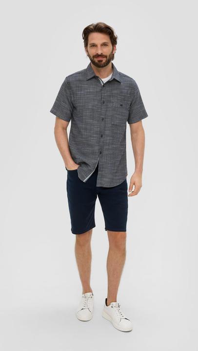 Immagine prodotto s.Oliver Hemd Slim: Kurzarmhemd mit Kentkragen (M)