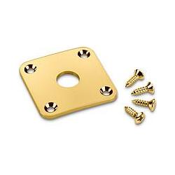 Schaller Jack Plate gold, Zubehör Instrumente, Gold