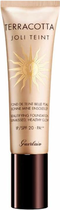 Guerlain Terracotta Joli Teint Ebony shining face base 30ml (Brown)