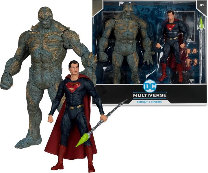 Image du produit McFarlane Batman v Superman : Dawn of Justice DC Multiverse Mega Action Figures 2er Pack Doomsday & Superman