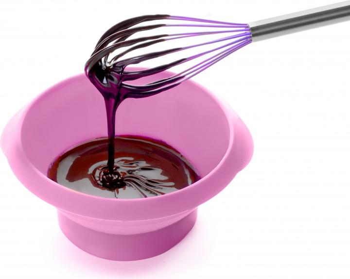 Actual product image Ibili Foldable silicone bowl 21 cm Space-saving, ideal for camping and outdoor activities (1 x)