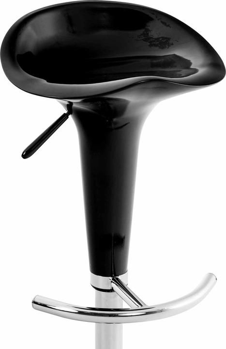 Produktbild CLP 2er Set Barhocker Saddle, schwarz