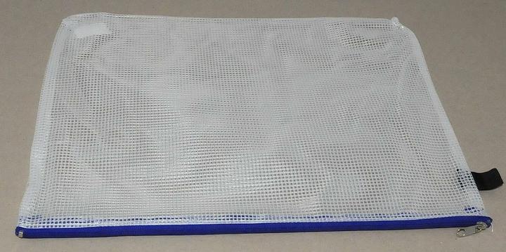 Produktbild Foldersys Reissverschlussbeutel A4 transparent/blau 0,15 mm (A4, 1x)