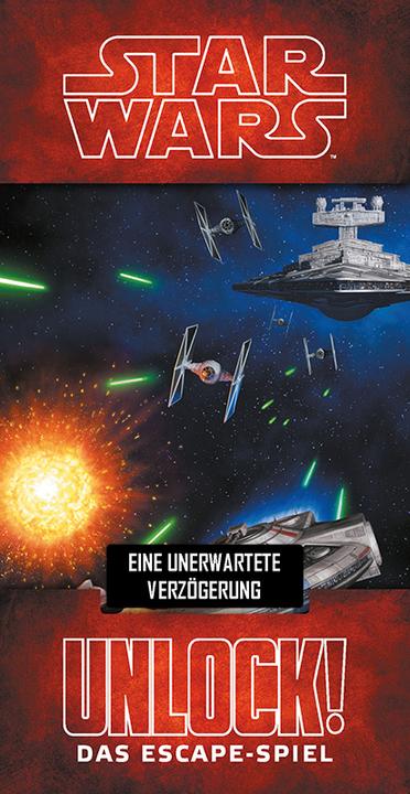 Actual product image Asmodée SCOD0059 - Unlock! Star Wars-Unexpected delay, single scenario (DE edition) (German, 1 - 6 Players)