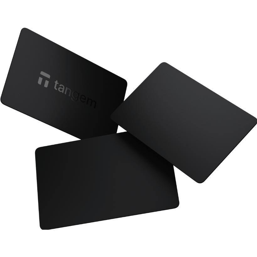 Tangem 2.0 - 3 Card Set, Crypto wallet, Multicolore