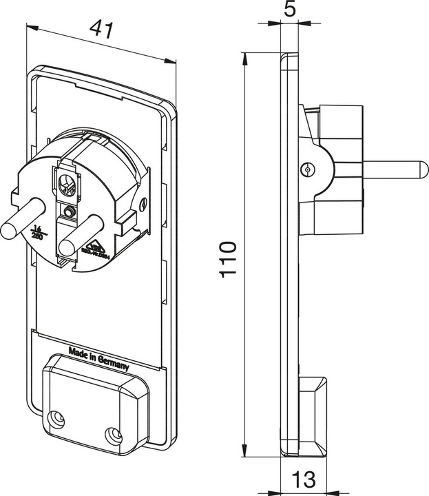 Actual product image Schulte Evoline (3 x, CEE 7/3, 1.50 m)