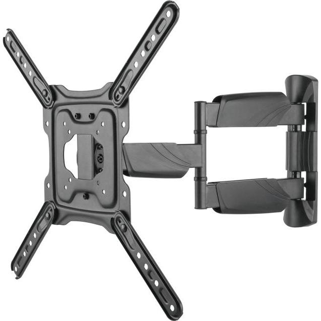 Deltaco 3-Wege, 23-55", bis 35kg, schwarz (35 kg), TV Wandhalterung, Schwarz