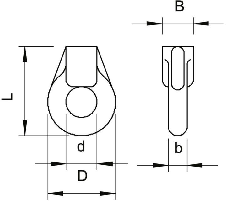 Image du produit OBO Bettermann OBO 2084 Oeillets et bagues M6 (M6)