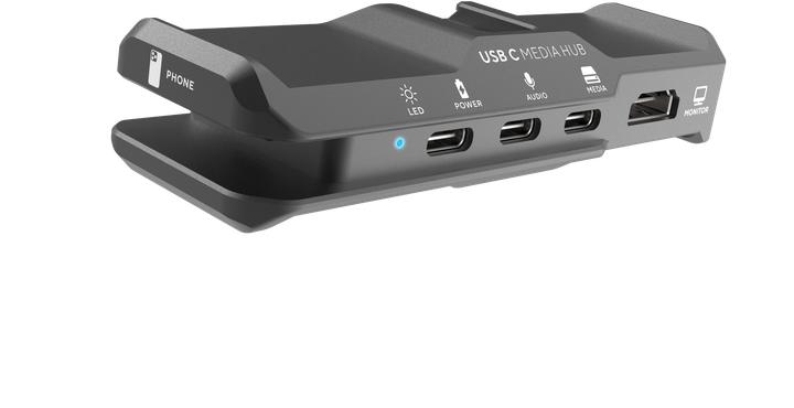 Immagine prodotto Kondor Blue Hub multimediale USB-C per iPhone 15 (grigio spazio) (USB-C, 4 porte)
